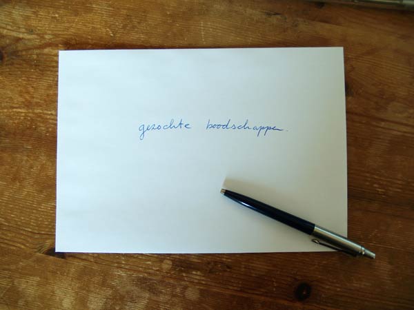 gezochte boodschappen