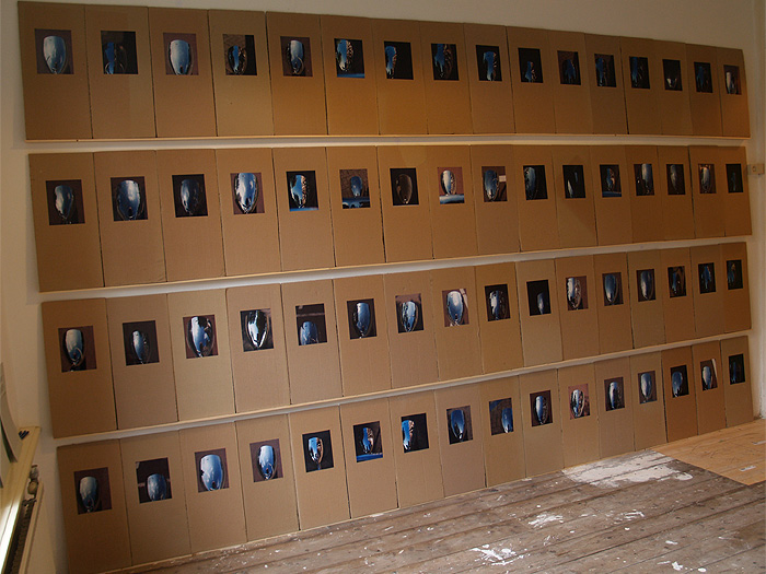 koplampen foto's op karton